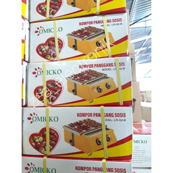 KOMPOR PEMANGGANG / BAKAR SOSIS OMICKO 2 TUNGKU ORIGINAL