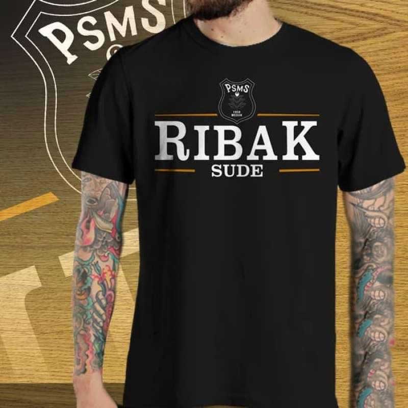 KAOS PSMS MEDAN MURAH - KAOS PSMS MEDAN RIBAK SUDE LIST GOLD - TSHIRT AYAM KINANTAN - CUSTOM KAOS MU