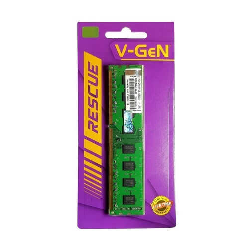 RAM V-GEN DDR3 RESCUE LONGDIMM 8GB 12800L / 1600MHZ MEMORY RAM PC 8 GB GARANSI RESMI