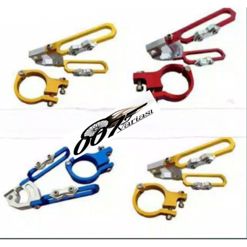 KLEMAN SELANG REM V BREKET JEPITAN KLEMAN SELANG REM DEPAN KLEMAN SELANG REM DEPAN VARIASI FULL CNC