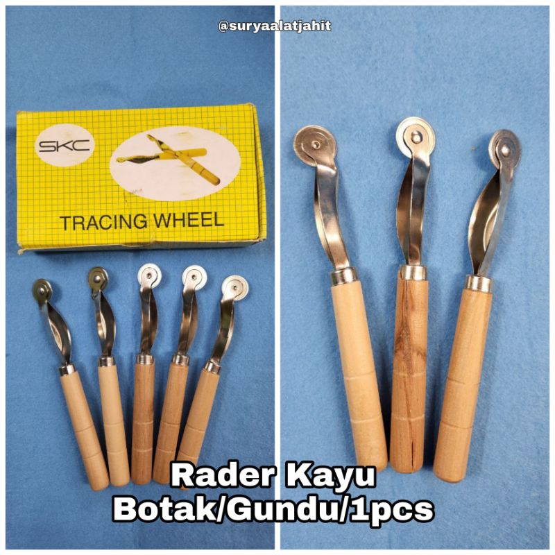 Rader Kayu Botak/Gundul =rp.3.800/1pcs