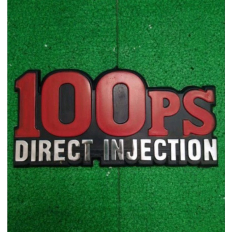 emblem 100ps ps100 merah