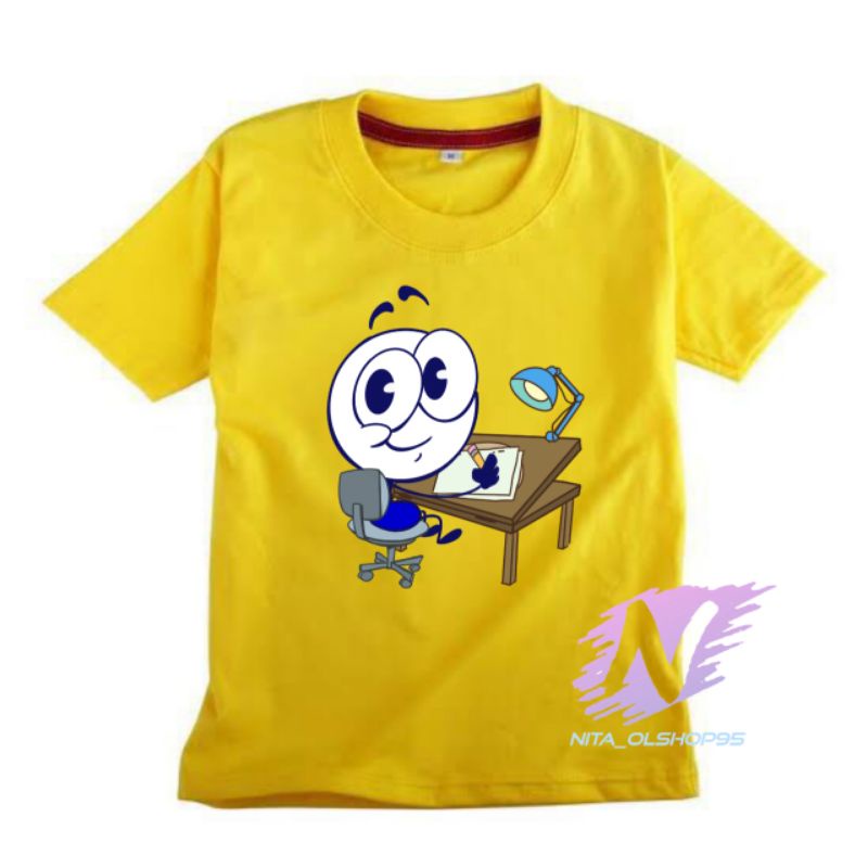 baju anak kaos anak karakter pencilmation series tv kartun