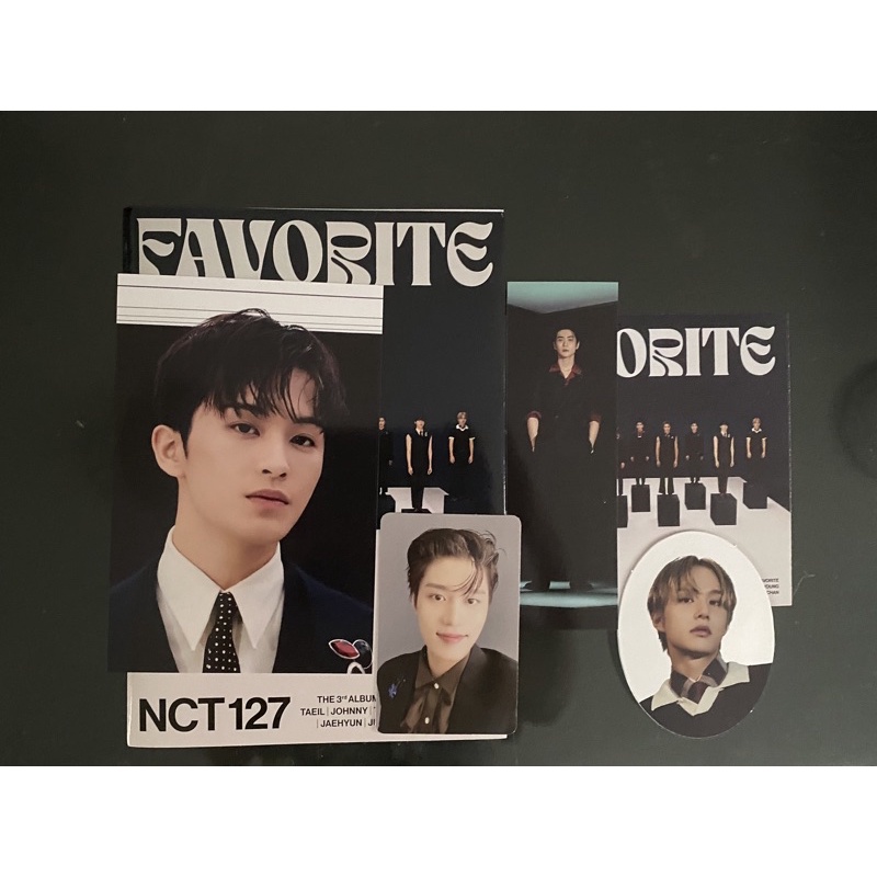 NCT 127 ALBUM REPACKAGE FAVORITE CLASSIC VER (PC Taeil, Bookmark Jaehyun, Pendant Jungwoo, Postcard 