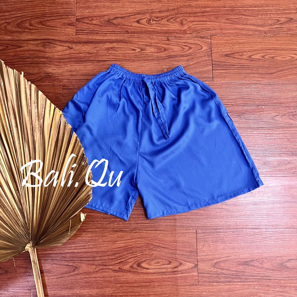 Celana Pendek Polos Jumbo Bali-BIRU TUA