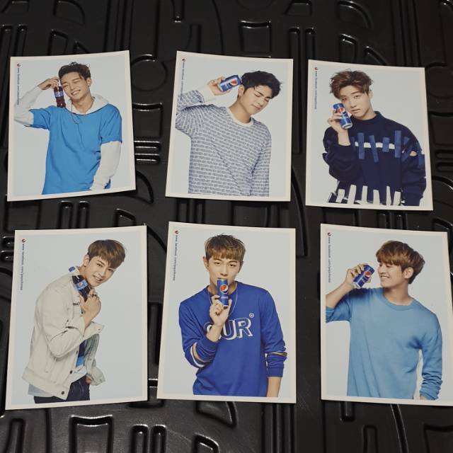 iKON PEPSI PHOTOCARD Ver.2 Bobby Yunhyeong Jinan June Dinghyuk Chanwoo