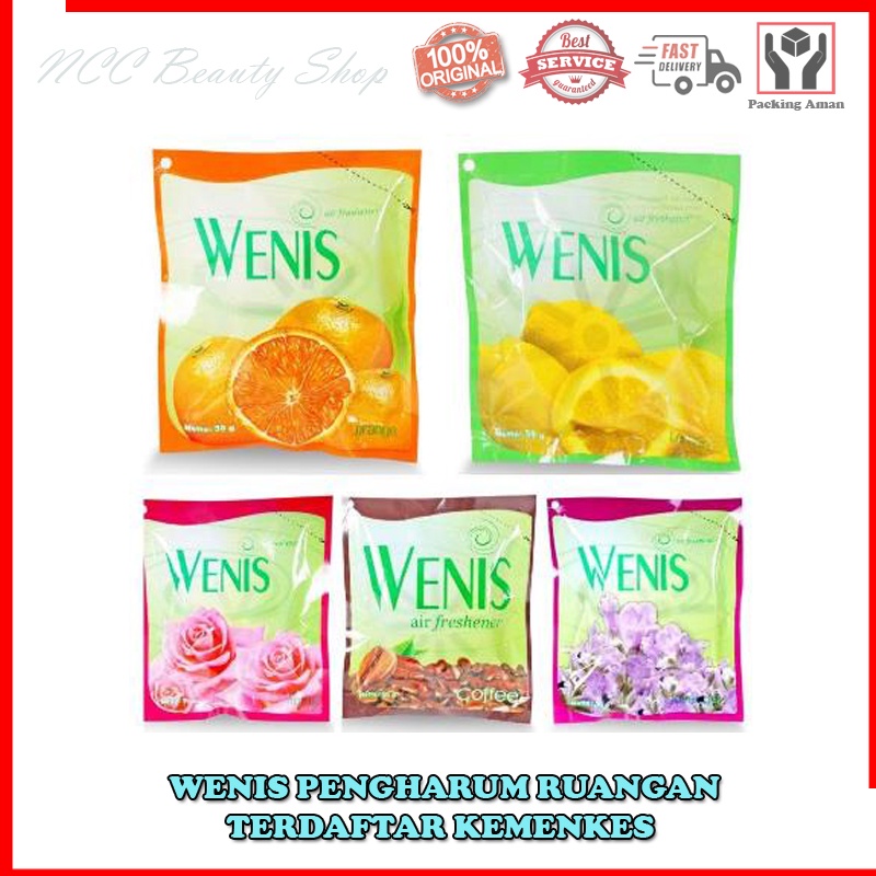 * NCC * WENIS Pengharum Ruangan Gantung Air Freshener Rungan Wangi Sepanjang Hari - Netto 50 gr