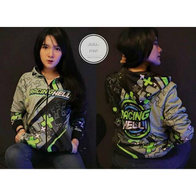 JAKET RACING HELL FREE STICKER