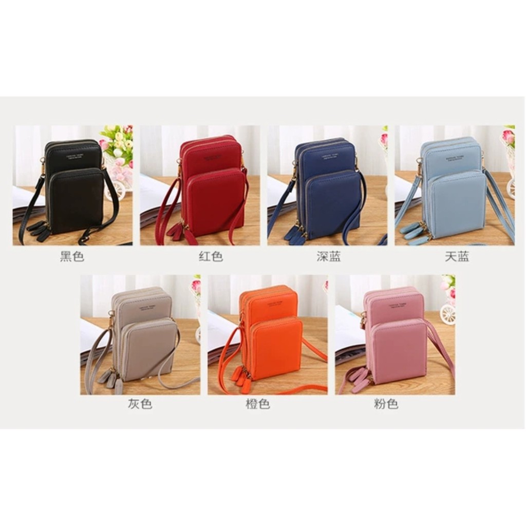 Dompet HP Tas Selempang  Wanita FOREVER YOUNG ORIGINAL / Sling bag import Model Dompet 3 in 1 - 168