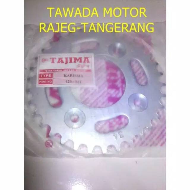 420-34T GIR BLAKANG HONDA KHARISMA,SUPRA X125