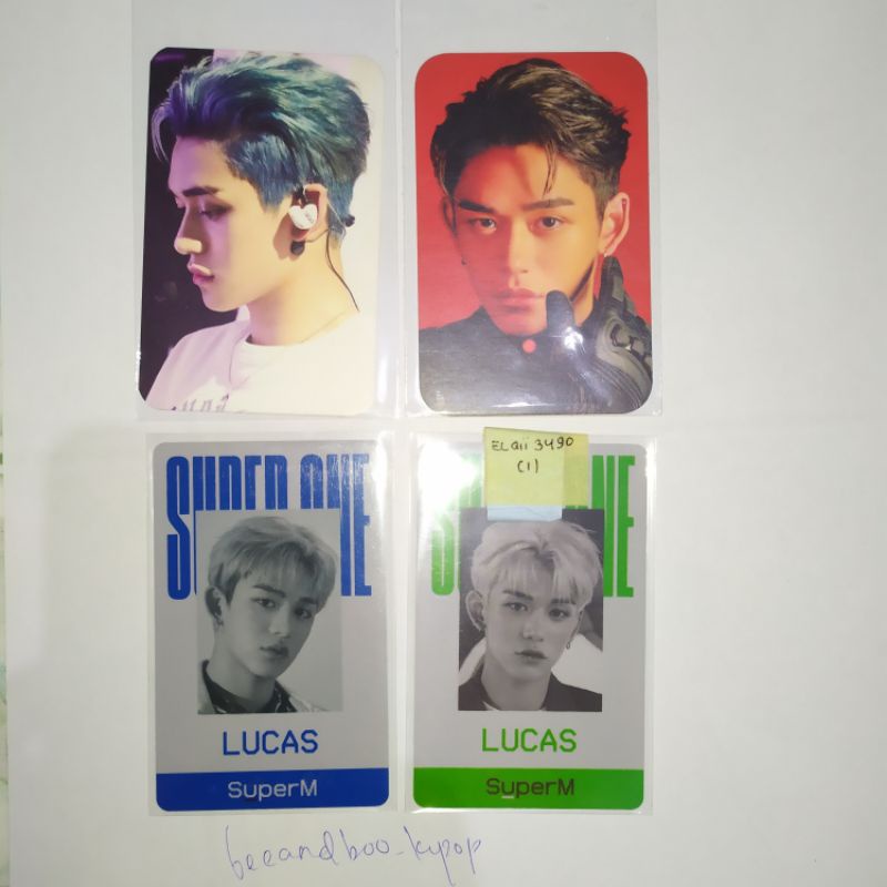 ID CARD LUCAS SUPERM SUPERONE US VER SUPERM TOUR SET