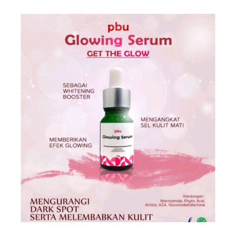 pbu glowing serum / energize serum / serum acne