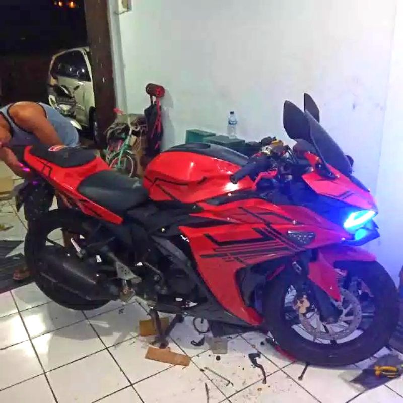 ❤ FULL FAIRING R25 / CBR250RR KHUSUS UNTUK VIXION, BYSON, VERZA, CB150R, CBR150, R15V2, R15V3, THUND