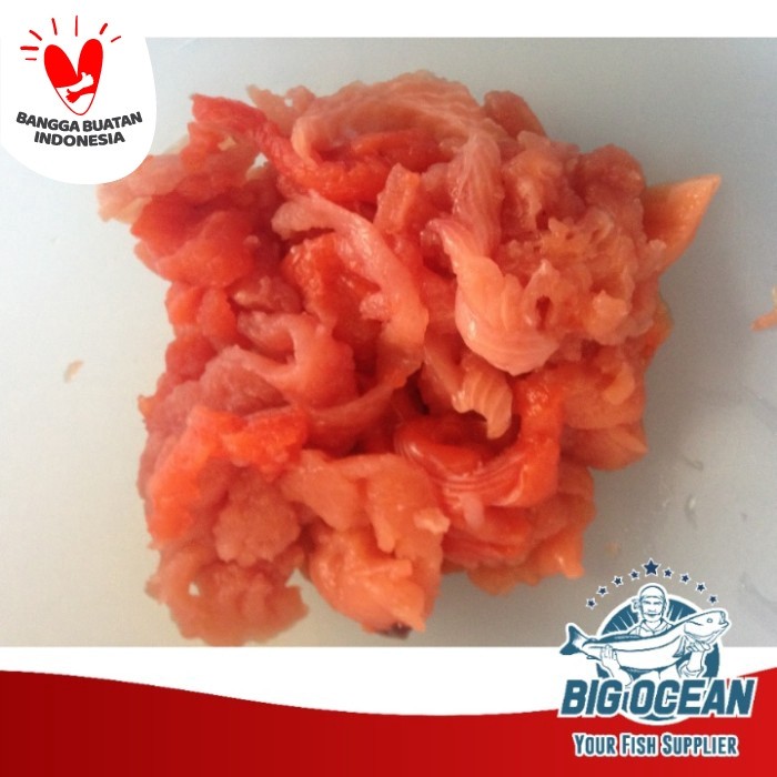

Tetelan Salmon|Salmon scrape @500gr