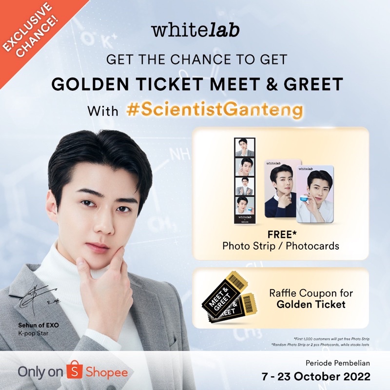 EXO SEHUN X WHITELAB #Scientistganteng Package SEHUN
