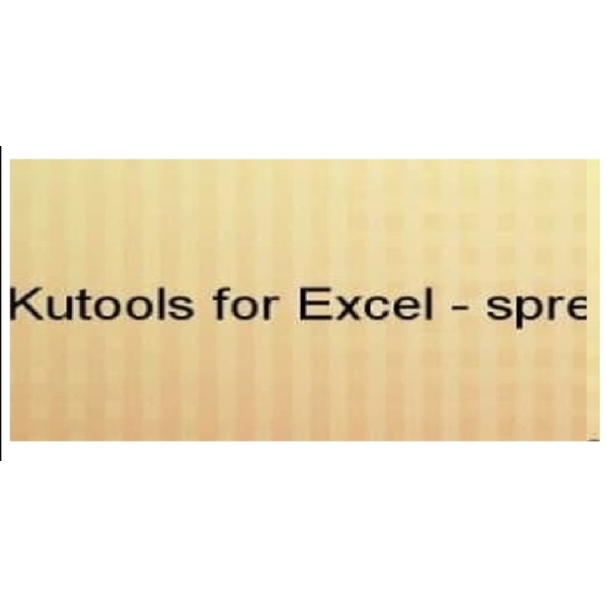 Kutools For Excel V19
