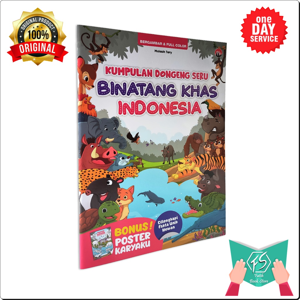 Buku Cerita Anak - BUKU DONGENG ANAK - BUKU ANAK - BUKU DONGENG BINATANG -  Kumpulan Dongeng seru Bi
