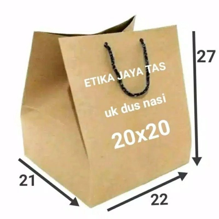 

NEW paperbag P22xL21xT27 dus nasi 20