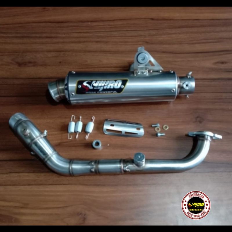 knalpot all new aerox type M45-M3 shijiro racing