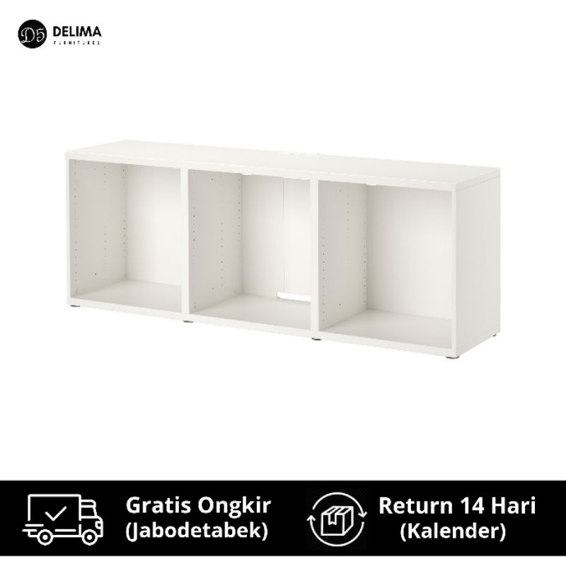 TV Bench Rak Meja TV Dinding 180cm - Putih