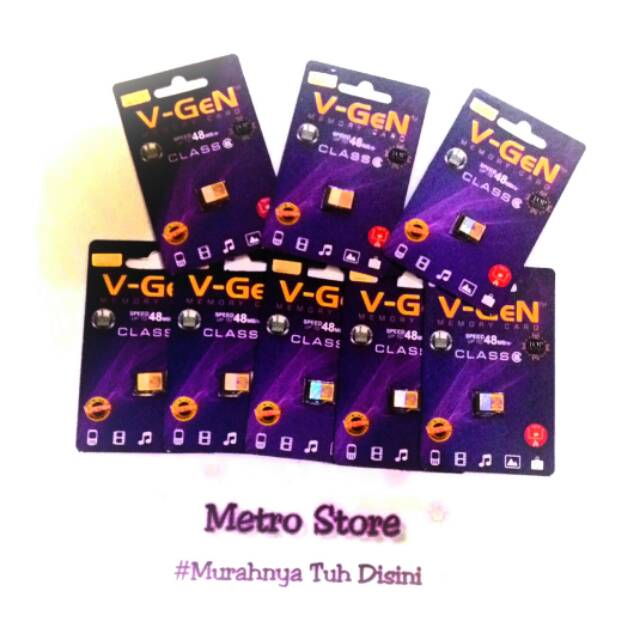 MEMORY V-GEN 8GB / MEMORY CARD / MMC / MEMORI / VGEN