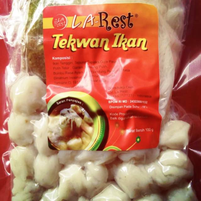 

FROZEN Tekwan Palembang La-Rest isi 30 Biji