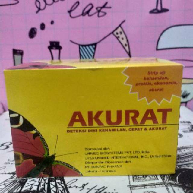 Akurat Strip Test Pack Tespek Akurat Alat Tes Kehamilan Akurat