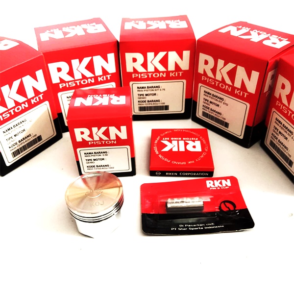 Seher Piston Kit Honda Genio K0J Beat LED K1A Scoopy eSP K2F OS STD 0.25 0.50 0.75 1 RIKEN RKN Japan Quality