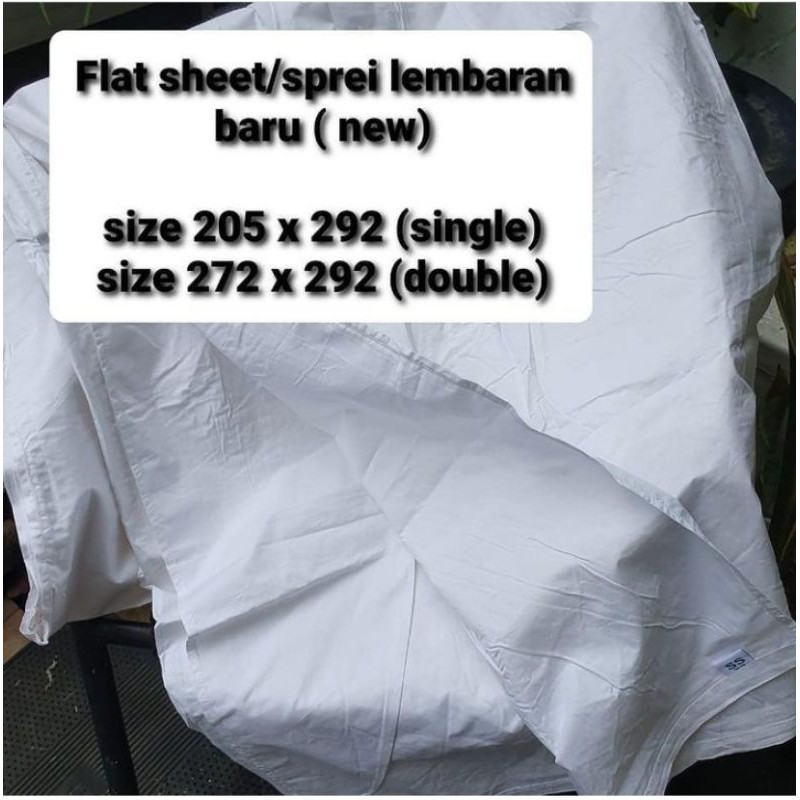 flatsheet hotel new /sprei lembaran hotel/sprei putih hotel