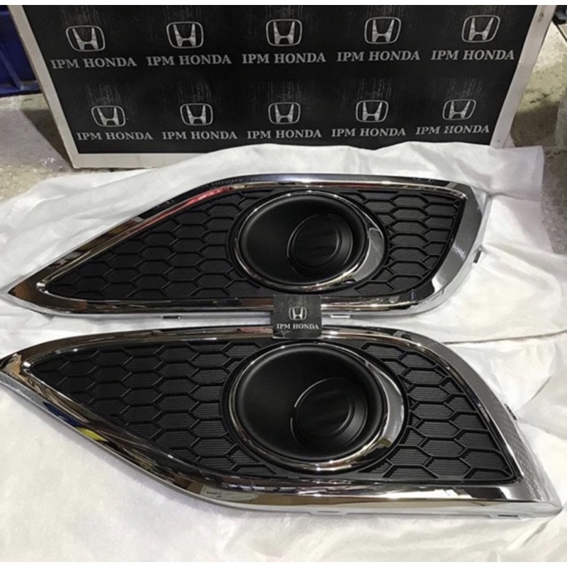 71103 / 71108 T0N Original Cover Garnish Tutup Foglamp Fog Lamp Light Chroom Kanan / Kiri Honda CRV GEN 4 RM1 RM3 2013 2014 2015