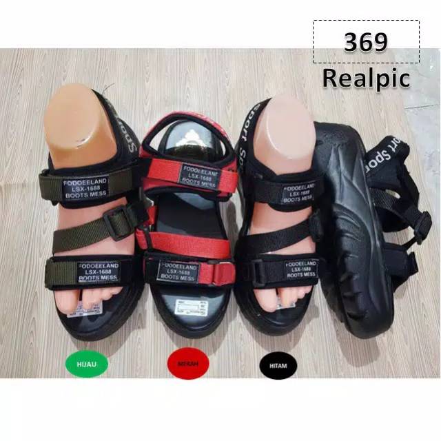 Sandal Fashion Triple Strap