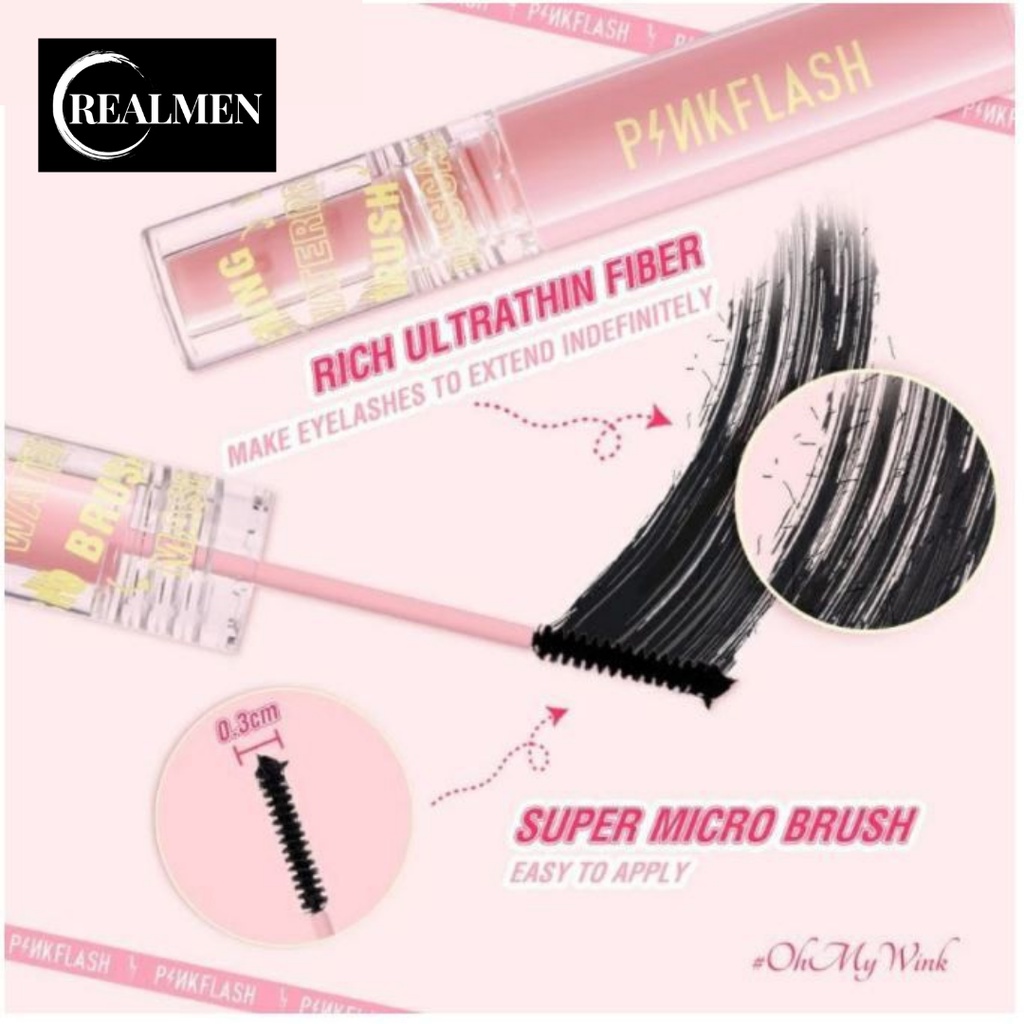 READY! PINKFLASH OhMyWink Night Volumezing Maskara Pink/ DAY MASKARA / CURLED MASKARA PINKFLASH E10