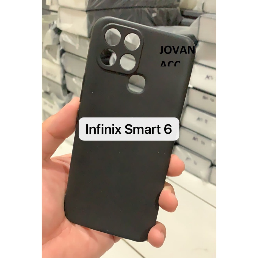 INFINIX SMART 7 SMART 6 SMART 6 PLUS HOT 9 PLAY HOT 9 S5 S5 LITE NOTE 7 SMART 4 CASE SOFTCASE BLACK PREMIUM SLIM CASE SILIKON KARET HITAM PELINDUNG KAMERA