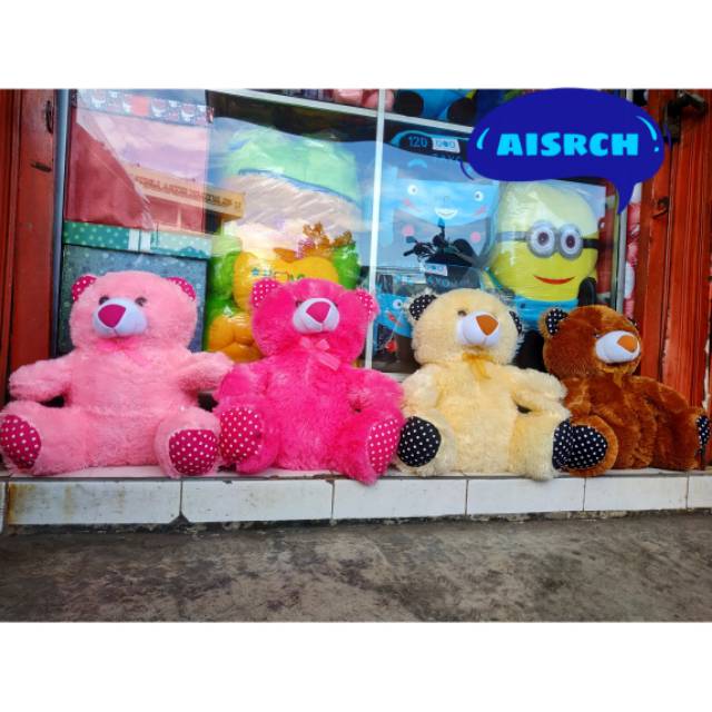 Boneka beruang/boneka teddy bear/boneka bear ukuran sedang bear jari
