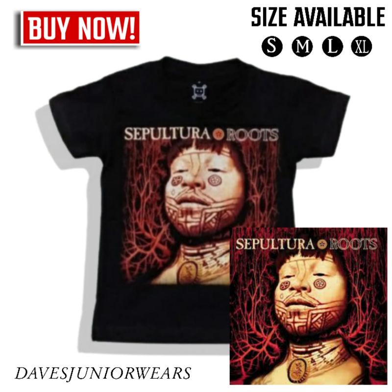 Baju Band Anak SEPULTURA