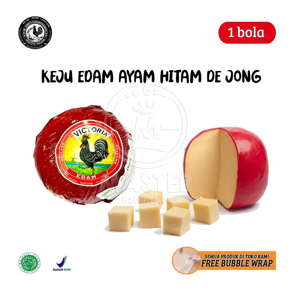 

Keju Edam AYAM HITAM / DE JONG [Bola 1,75 - 1,85 kg]