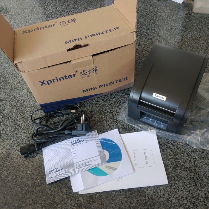 XPRINTER XP360B PRINTER THERMAL BARCODE XP-360B 80MM USB STICKER LABEL RESI PENGIRIMAN SHOPEE JOB