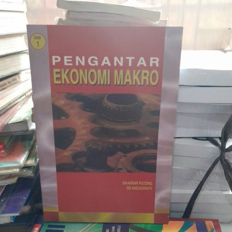 buku pengantar ekonomi makro oleh Iskandar Putong