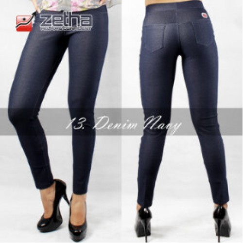 Leggings Celana Zetha Denim