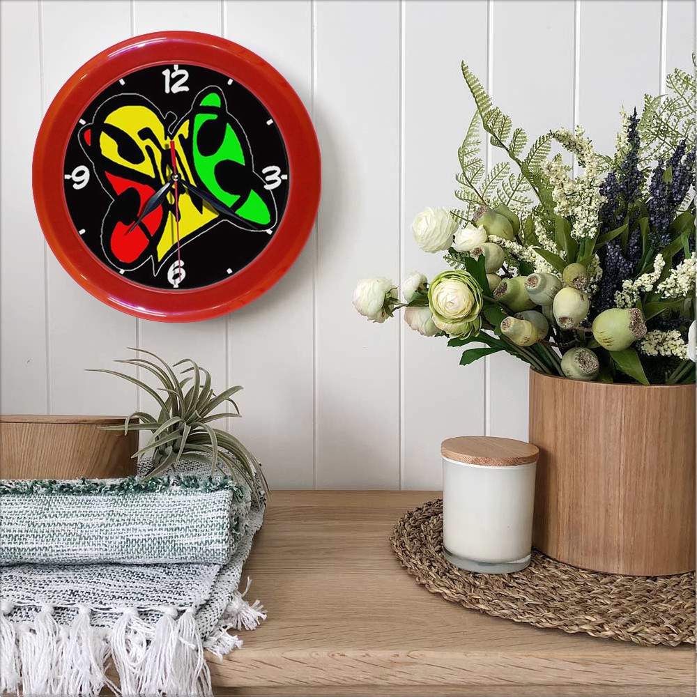 JAM DINDING SLANK 8   (DIAMETER 30CM)