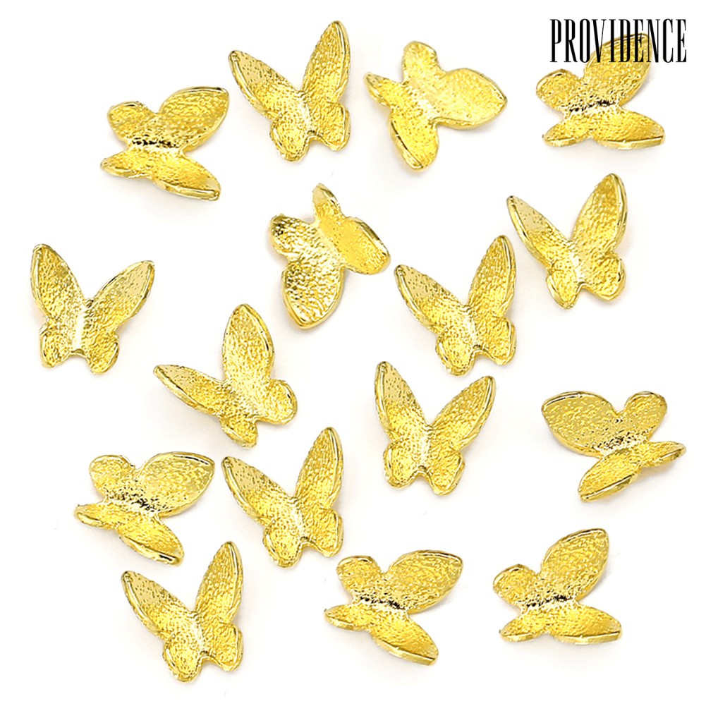 BUTTERFLY Providence 100pcs/pak Ornamen Kupu-Kupu 3d Untuk Dekorasi Nail Art/Manicure