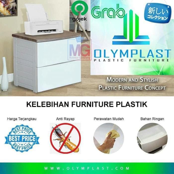 Drawer/ Lemari Plastik Olymplast 2 Susun/ ODC 02