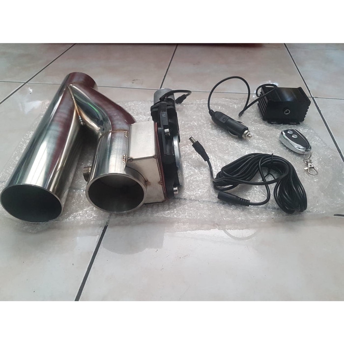 Leher Knalpot Exhaust Mobil Racing Remote