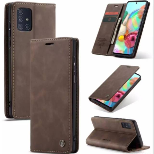 Samsung Galaxy A51 2020 / A71 2020  / M51  Flip Cover CaseMe Original Wallet Leather Standing Case S