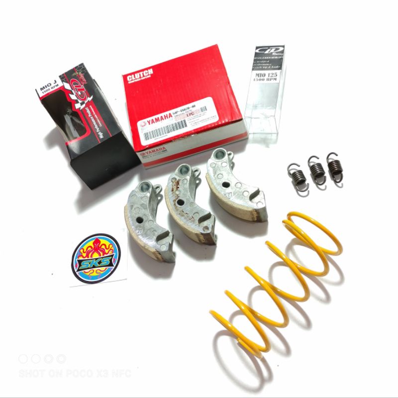 Kampas Ganda+perkampas Ganda+per CVT mio J/Xride/mio GT/fino f1