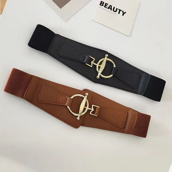 BGS-132 Belt Wanita Lebar Karet Elastis Ikat Pinggang Wanita Ikat Pinggang Belt Wanita Sabuk Gesper Fashion Casual Dewasa Obi Karet Mewah Kekinian Jumbo Import Tali Panjang Women Ramping Korean Fashion Style 2022 Kekinian