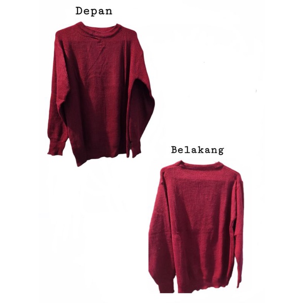 Preloved Sweater Rajut wanita