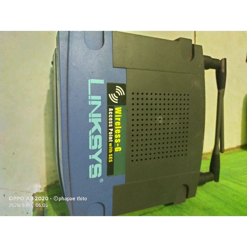 Jual LINKSYS WirelessG Access Poin with SES Model WAP54G V.3 Shopee