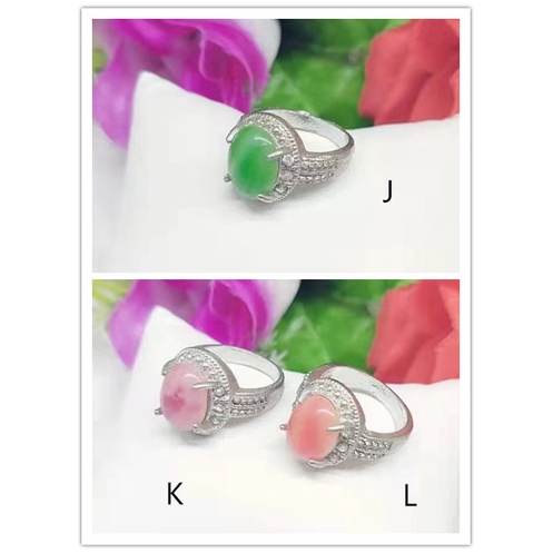 Cincin xuping permata warna warni perhiasan a-h