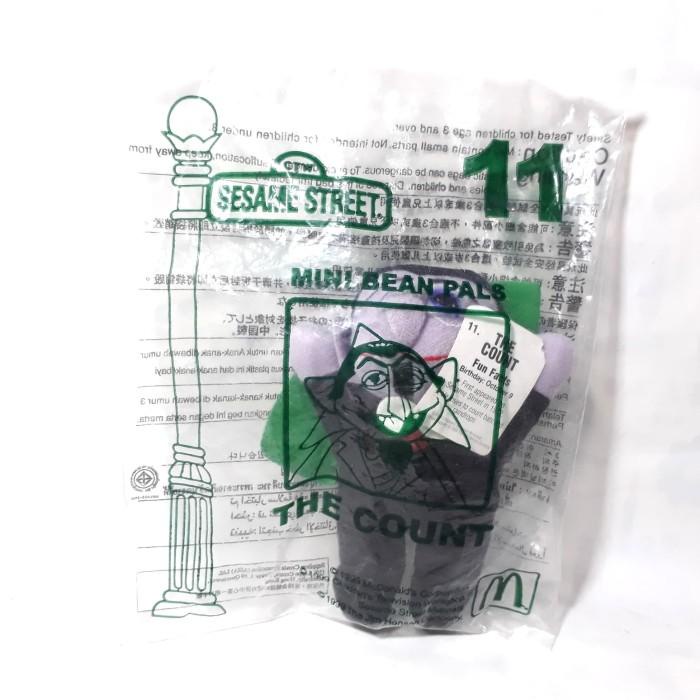 Boneka Drakula Sesame Street Happy Meal Mcd Doll Vampire Count Dracula